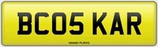 KAREN KARYN KARIN NUMBER PLATE BC05 KAR REG KARRY KART KARS ASSIGNMENT FEE PAID