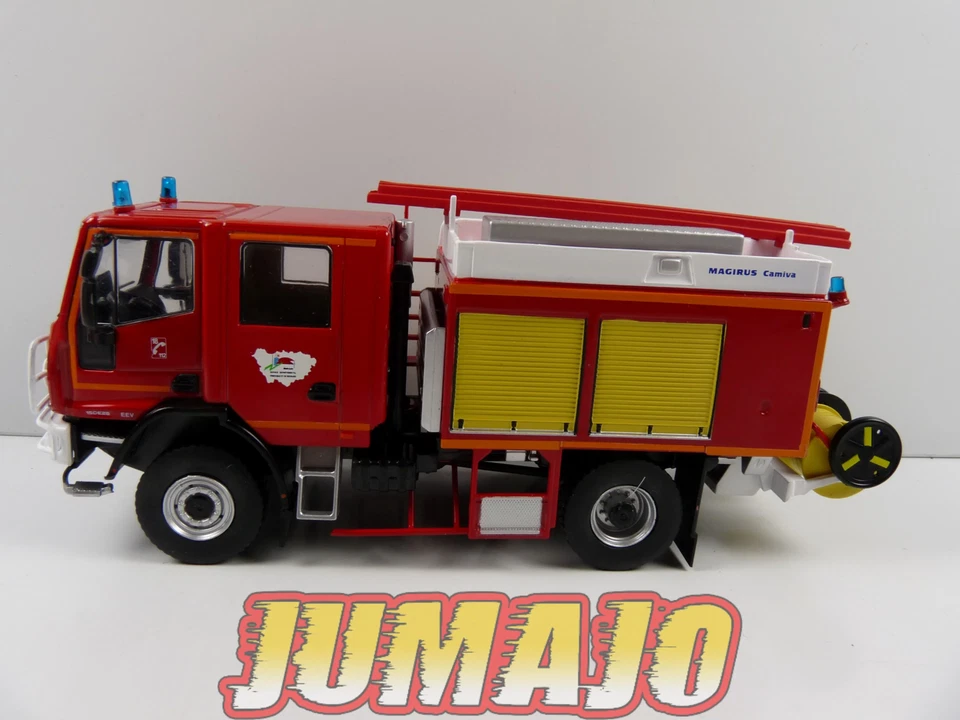 CPF122 Camion 1/43 Hachette IXO Pompiers : IVECO 150 E Citerne Magirus-Camiva - Photo 2/4