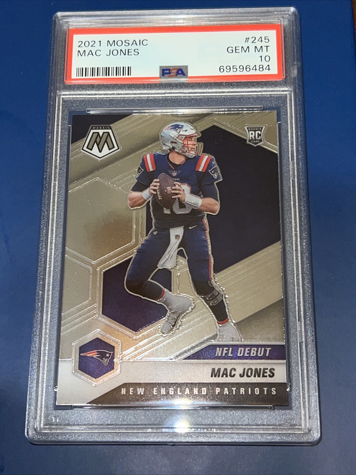 Mac Jones Panini Mosaic #245 Base