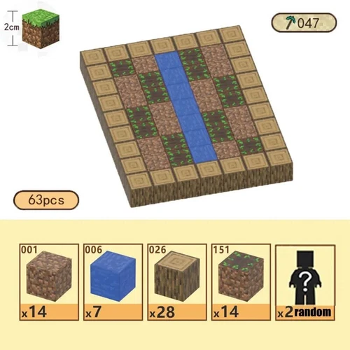 My World Magnetic Building Block Set STEM Mine Craft Toys Tiles Pixel Cube 2CM - Picture 38 of 78