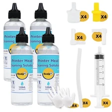 480ML Print Head Cleaning Kit Flush Solution for Inkjet Printer HP Canon Brother