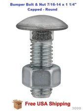 Bumper Bolts Various Sizes Available Quantity of 10 each Ships Free