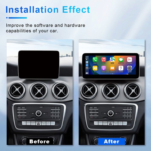 10.25'' Car Multimedia Screen Carplay Navi Wifi Linux For Benz GLA X156 2015-19 - Picture 2 of 12