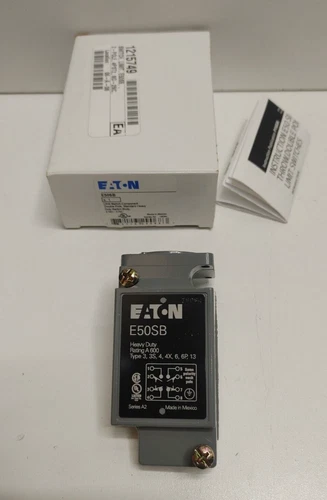 NEW IN BOX! EATON CUTLER-HAMMER SER.A2 2NO-2NC LIMIT SWITCH BODY E50SB