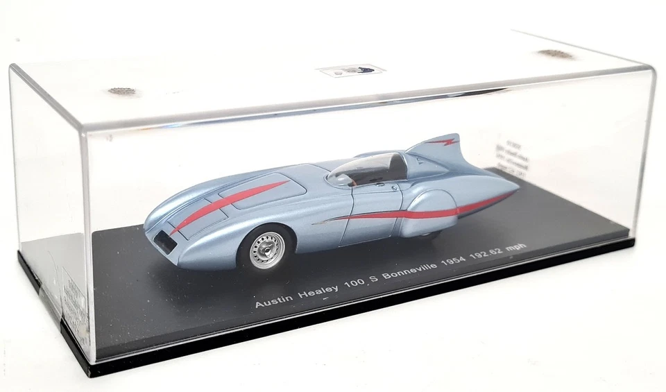 Coche modelo de resina Spark 1/43 Austin Healey 100S Bonneville Land Speed Record 1954 Foto 3 de 4