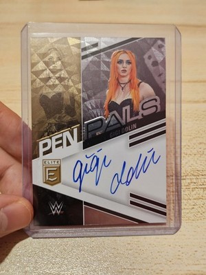 2023 Donruss Elite WWE Pen Pals Gigi Dolin Autogrammkarte