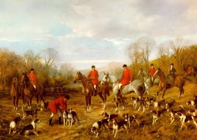 Reitlandschaft Wandkunst Klassische Jagdszene Traditionell Klassisch E