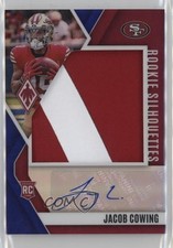 2024 Panini Phoenix Rookie Sihouettes Blue 21/49 Jacob Cowing #RS-JCG rf2
