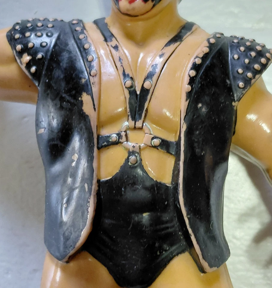 Винтажная редкая фигурка рестлера WWF LJN 1988 Titan Sports DEMOLITION AX WWE - Изображение 3 из 4