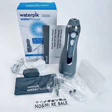 Waterpik Cordless Advanced 2.0 Water Flosser For Teeth Gums, Gray WP-587 - USED