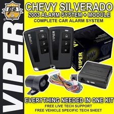 JS ALARMS ONE COMPLETE KIT ALARM & KEYLESS ENTRY 2003 GM CHEVY SILVERADO