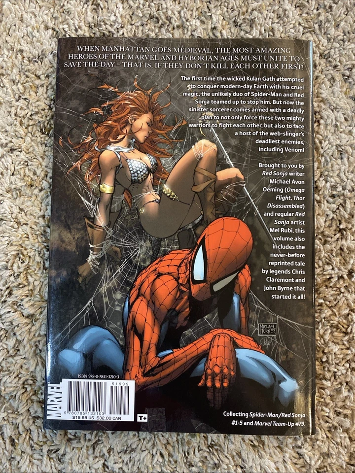 Spider-Man / Red Sonja Premiere HC - Dynamite 1 5 Marvel Team Up 79 - Image 3 of 4