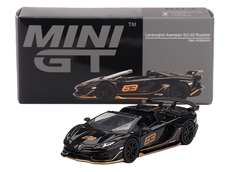 Lamborghini Aventador SVJ 63 Roadster Nero Aldebaran Black