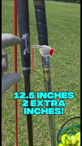 Shotmakers Regular EXTRA LONG 12.5"  GOLF GRIPS - REG AND MIDSIZE AVAIL. - Video 1 of 1