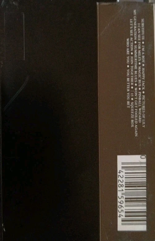 The Who-The Singles Cassette Album.1984 Polydor WHOHC 17.Substitute/Who Are You+ - Image 2 of 4