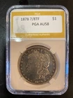 1878 7/8TF Morgan Silver Dollar AU58