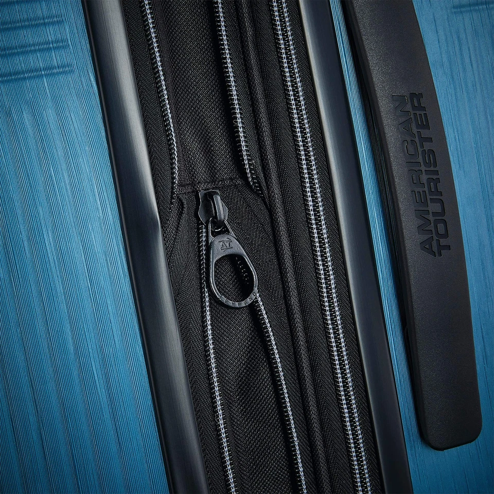 Stratum XLT Expandable Hardside Luggage with Spinner Wheels, Blue Spruce, Che... - Image 2 of 4