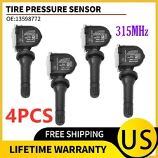 Set of (4) Tire Pressure Monitor Sensor TPMS OEM#13598772 For GM Chevy GMC Buick