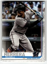 2019 Topps Rosell Herrera #652 Miami Marlins ROOKIE CARD BEAUTY!. rookie card picture