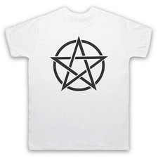 Image of GOTHIC PENTAGRAM WITCHCRAFT MAGIC SYMBOL OCCULT LOGO MENS & WOMENS T-SHIRT