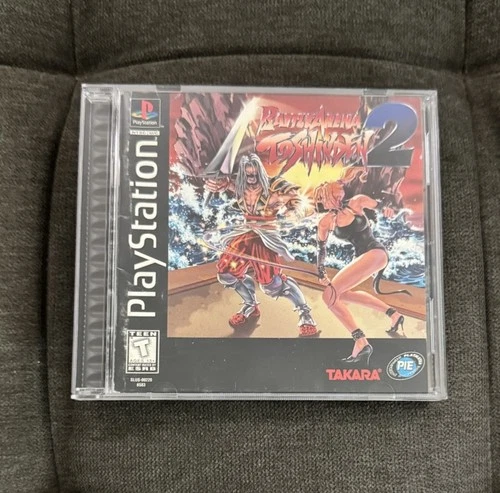 Sony PlayStation 1 Battle Arena Toshinden 2 Complete Authentic Manual Reg Card