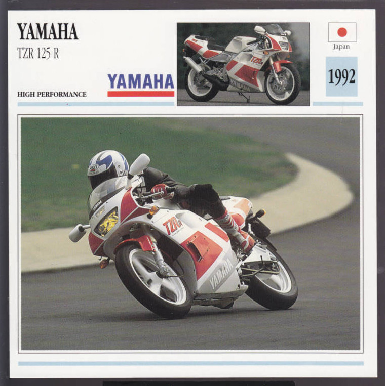 1992 Yamaha TZR125R TZR 125cc R Japan Bike Motorcycle Photo Spec