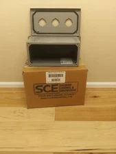 Push Button Enclosure Box Saginaw  SCE-3PBX 3 Box 8H x 4W x4.7.5, Nema 4,12