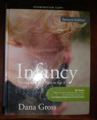 INFANCY DEVELOPMENT FROM BIRTH TO AGE 3 COPYRIGHT 2011 487 PAGES VG