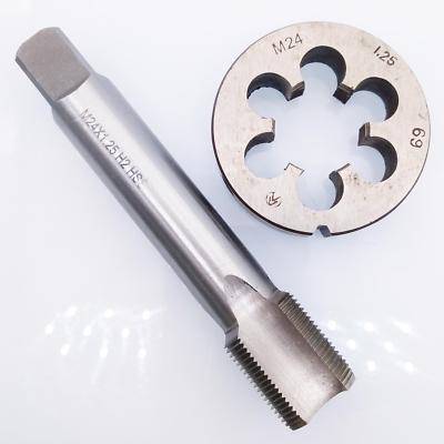 US Stock HSS M24 x 1.25mm Tap & M24 x 1.25mm Die Metric Thread Right Hand