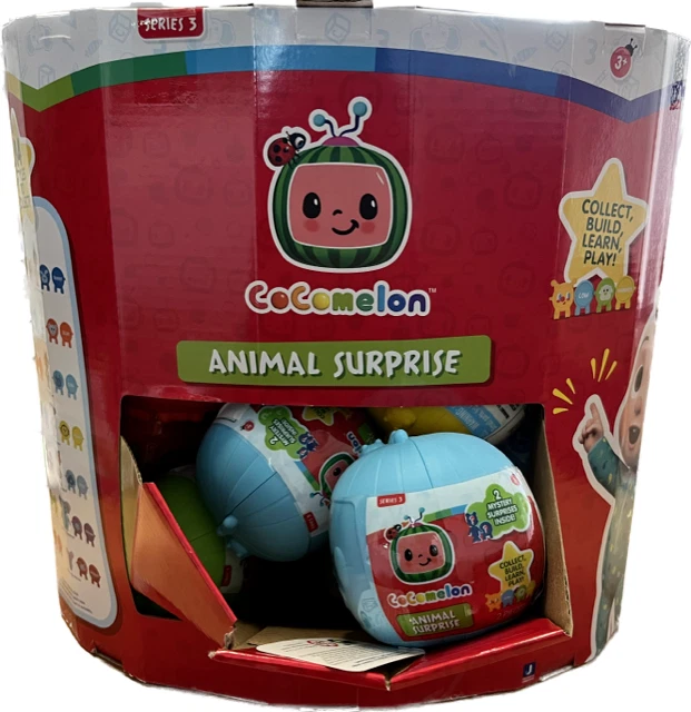 JAZZWARES 21 x Cocomelon Series 3 Animal Surprise Blind Figure Pack in CDU