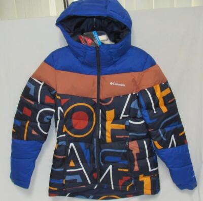 New COLUMBIA Women's Abbott Peak Insulated Hooded Puffer Ski Jacket Size Small