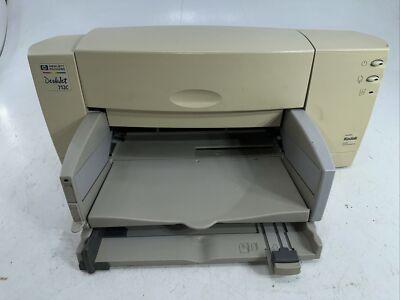 Inkjet Printer HP Deskjet 712C Hewlett Packard Standard in Beige Untested
