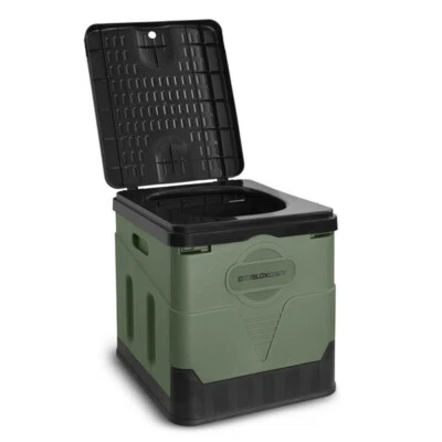Toilette De Pêche Pliable - Toilette Bivvy - Delphin ToiBLOX Facile - Photo 1/4