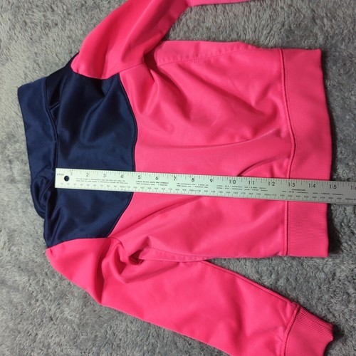 Girls Nike Hot Pink/NavyLime Zip Up Tracksuit Sz 5 - Picture 9 of 10