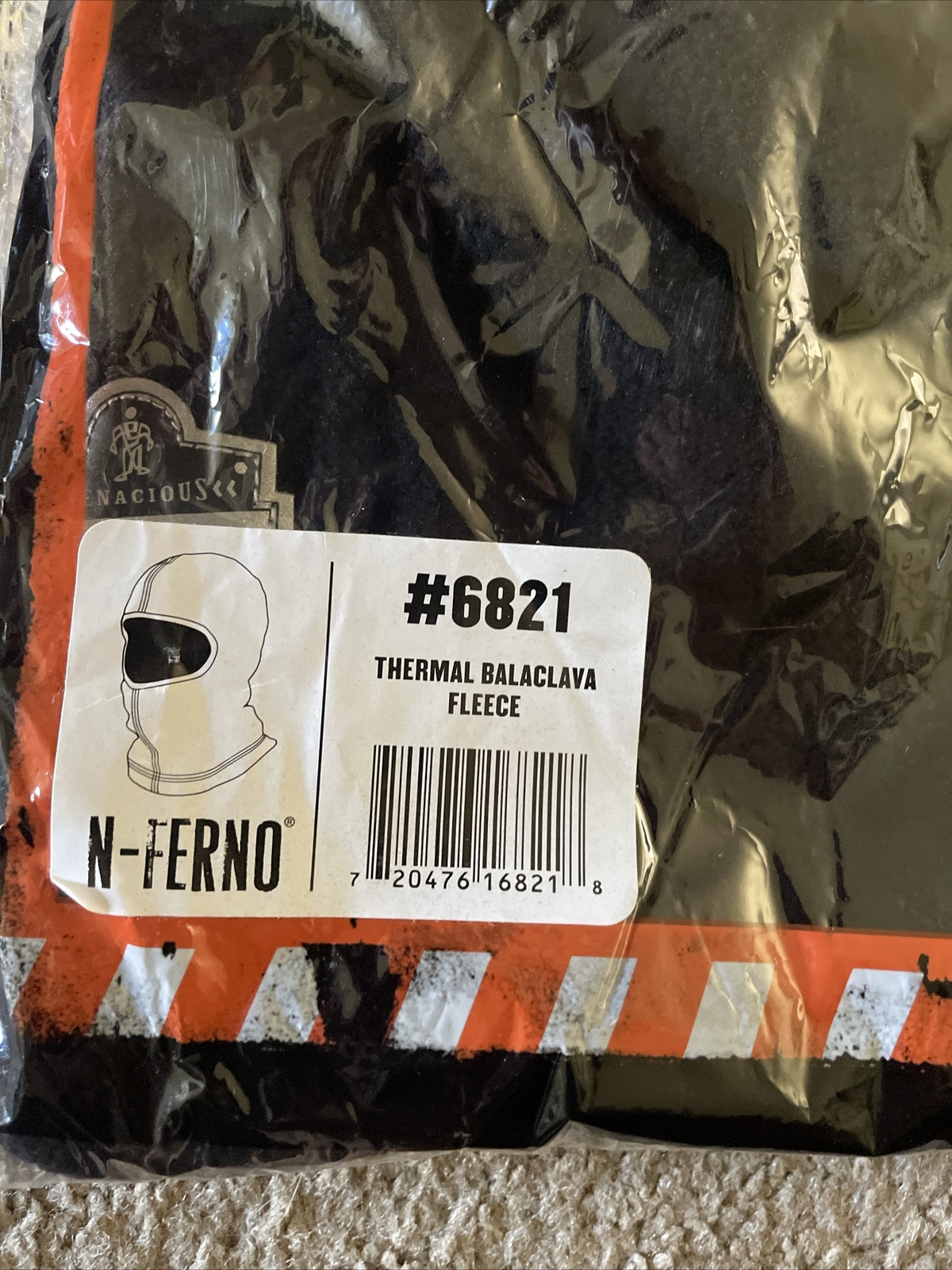 Balaclava, Winter Face Mask, Thermal Black Fleece, Ergodyne N-Ferno 6821 X 2