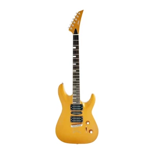Haze Neck-Thru Electric Guitar, Metallic Gold + Free Gig Bag - SEG-258GD