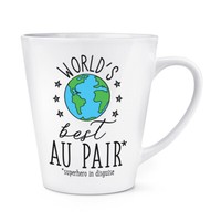 World's Best Au Paar 341Ml Latte Becher Tasse Lustiger Witz Toll Kind Minder