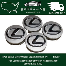 4pc Lexus Silver Wheel Center Hub Caps 62mm Rim Fits 2006-2013 Lexus 4260330590