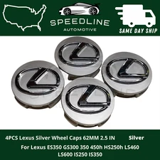 4PC LEXUS Silver Wheel CENTER Hub Caps 62MM Rim fits 2006-2013 Lexus 4260330590