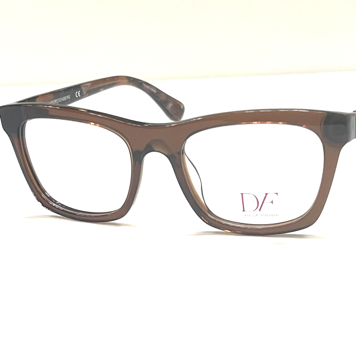 NEW Diane von Furstenberg DVF5083 210 Transparent Brown  display picture 2
