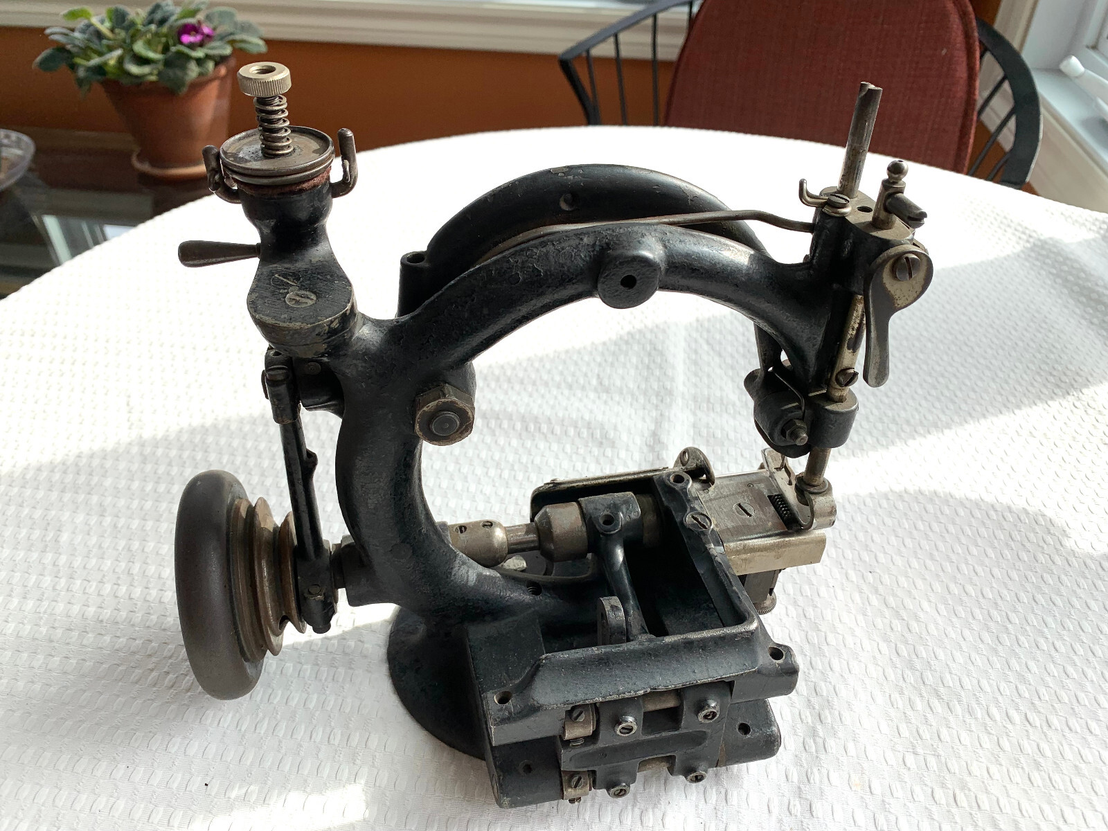 Antique Willcox & Gibbs Straw Hat Sewing Machine 2526 eBay