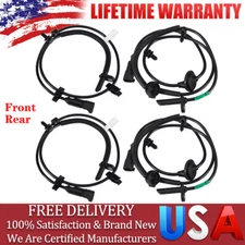 4x Front & Rear ABS Wheel Speed Sensor for Chevrolet Traverse Buick Saturn GMC
