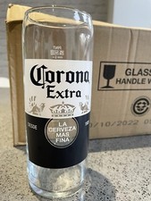Genuine Corona Can Shaped Pint Glass - Ideal for Home Bar or Pub