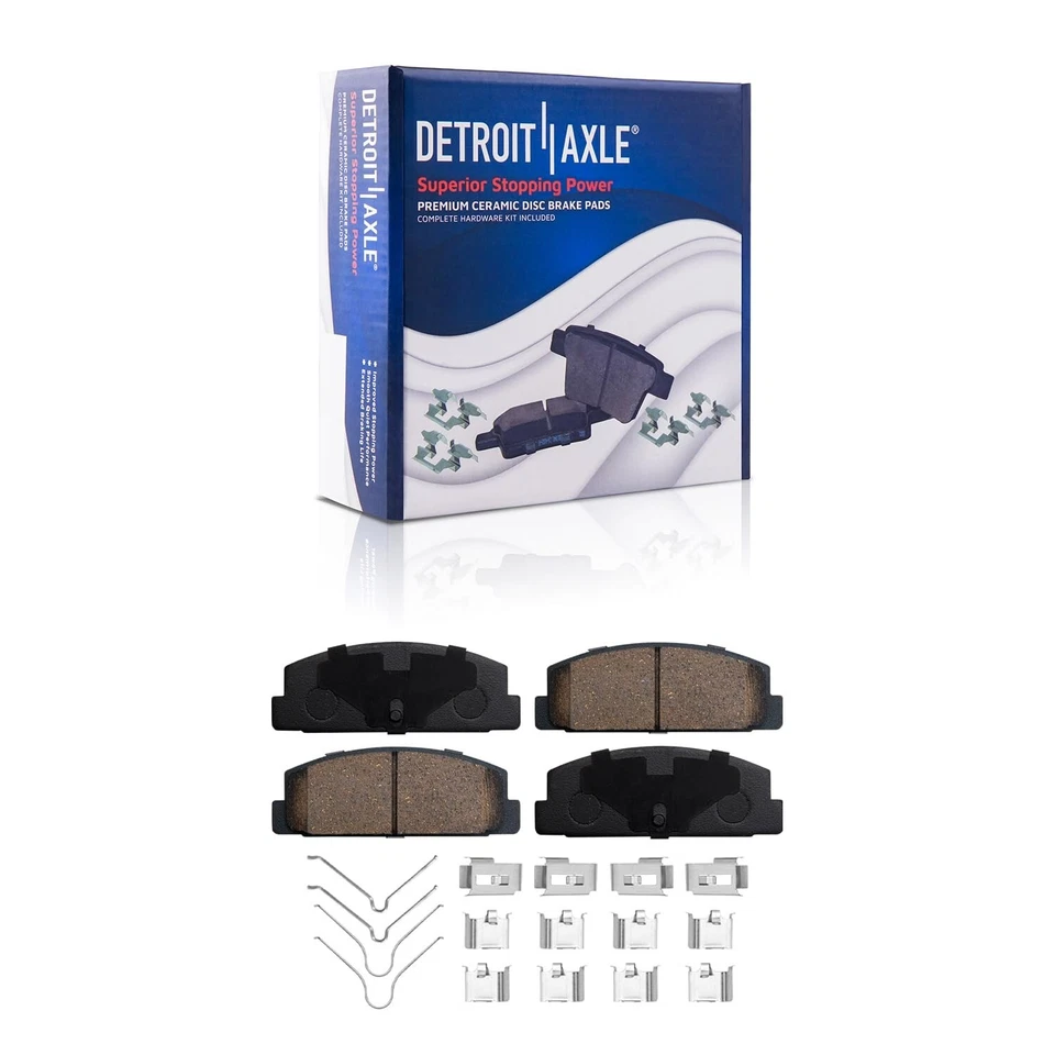 Pastillas de freno delanteras y traseras de cerámica con herrajes para Mazda 6 2003-2005 Foto 4 de 4