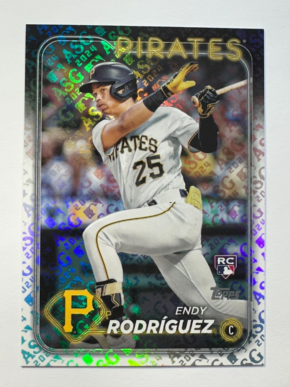 2024 Topps Endy Rodriguez Rookie All-Star Game Foil ASG #3 Pittsburgh Pirates