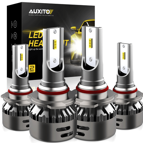 4x 9005 9006 LED Combo Headlight Bulbs High Low Beam Kit 6500K Xenon Super White - Picture 17 of 20