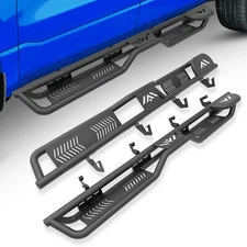 For 2019-2025 Silverado/ Sierra 2500 3500HD CrewCab 2-Raised Step Running Boards