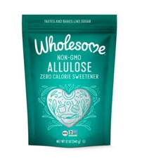 Wholesome Allulose Sweetener 12-Ounce Bag Zero Calorie Granulated Sugar Subst...