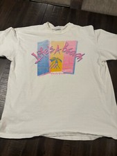 Vintage Made In USA Hanes Life’s A Beach Hawaii White T Shirt 2XL