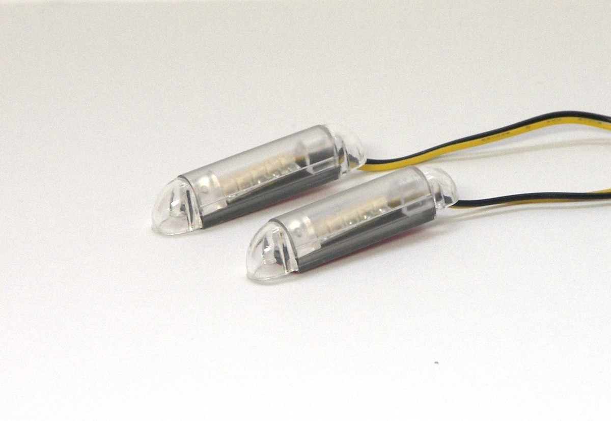 Bike It Flush Fit - Motorrad Verkleidungs-Blinker - Rauchglas